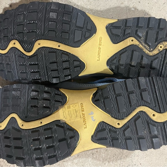 Lands’ End Water Repellent Adjustable Closed Toe  Sport Sandals Blue Size 9 - Picture 3 of 5